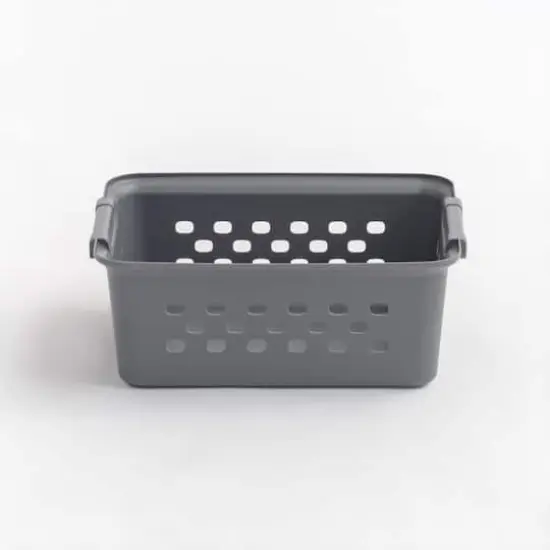 IRIS Gray Small Organizer Storage Basket, 10ct. {6}