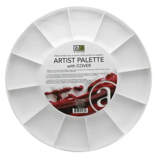 Art Advantage&reg; Round Palette with Cover {1}
