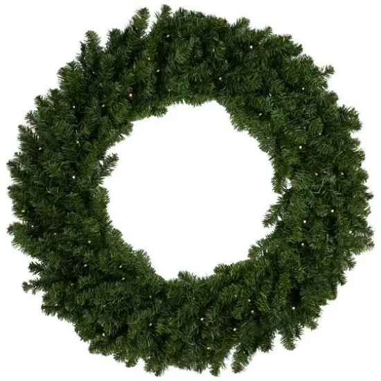 36" LED Canadian Pine Artificial Christmas Wreath {4}