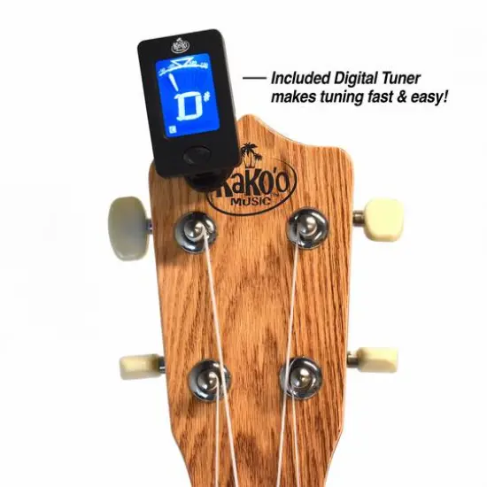 Salus KaKo'o 21" Sandalwood Professional Wooden Ukulele Set {4}