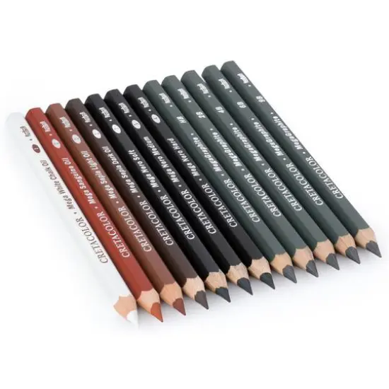 Cretacolor X-Sketch Mega Pencil Drawing 12-Piece Tin Box Set {4}