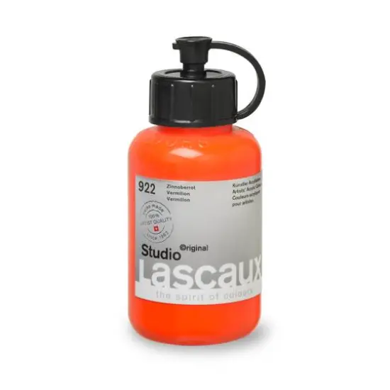 Lascaux Studio Acrylic Paint, 85mL 922 Vermilion {4}
