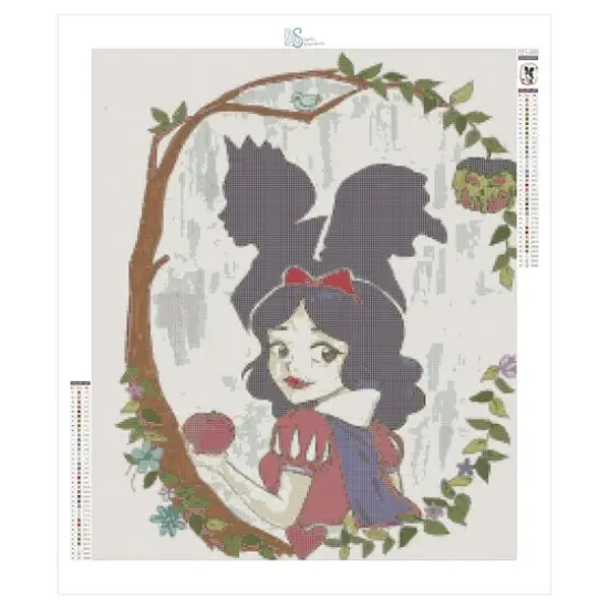 Sparkly Selections Beginner Snow White by Local Utah Artist Kristina M. Diamond Painting Kit, Round Diamonds {3}