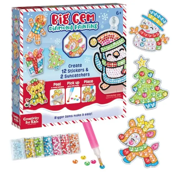 Creativity for Kids&reg; Big Gem Diamond Painting Holiday {1}