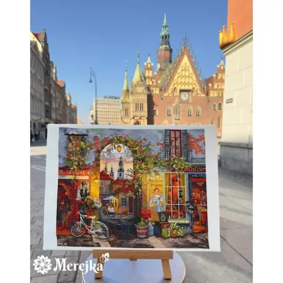 Merejka French Cafe Counted Cross Stitch Kit {3}