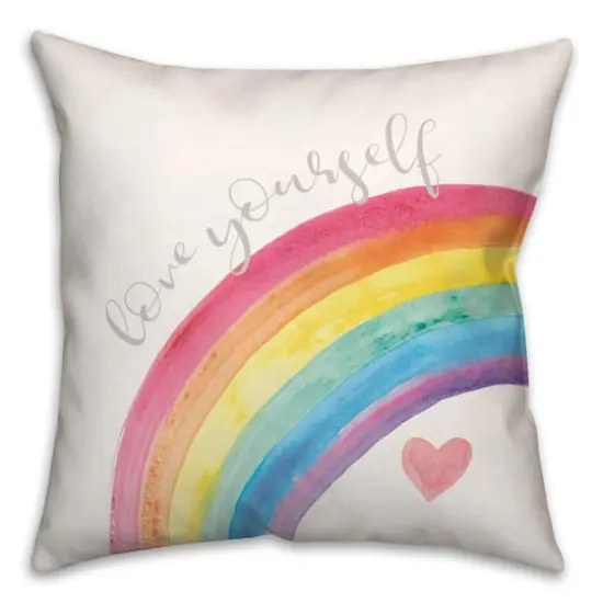 Love Yourself 16" x 16" Throw Pillow {1}