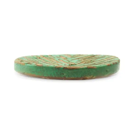Dritz&reg; 30mm Sustainable Coconut Round Button, 3ct. Dark green {7}