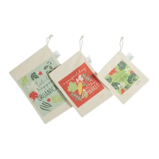 Organic Greens Market Produce Bags Set {3}