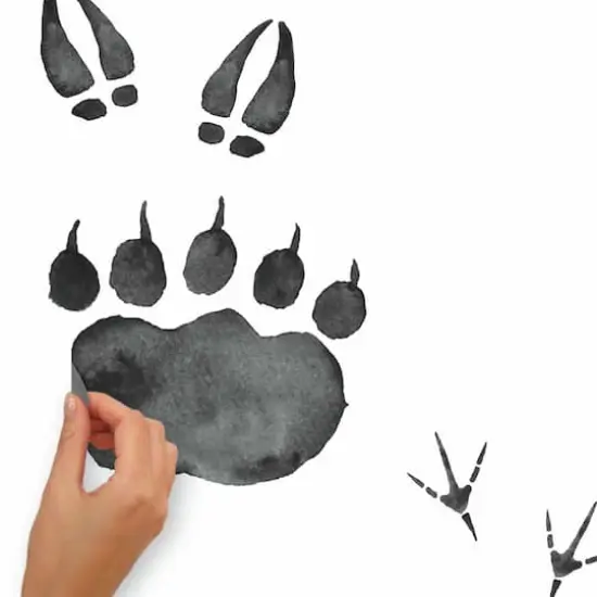 RoomMates Animal Tracks Peel & Stick Wall Decals {6}