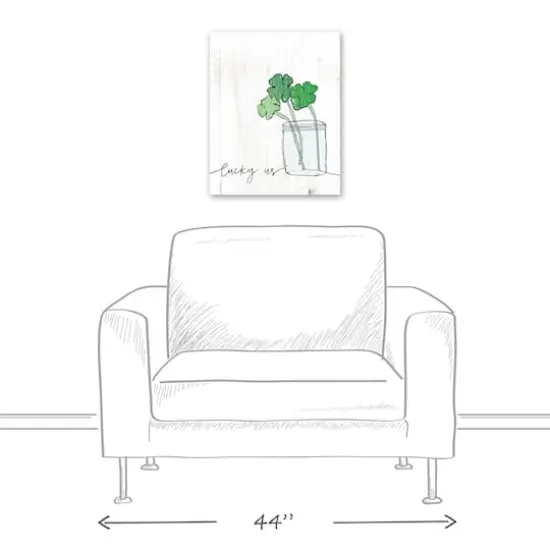 Lucky Us Canvas Wall Art {5}