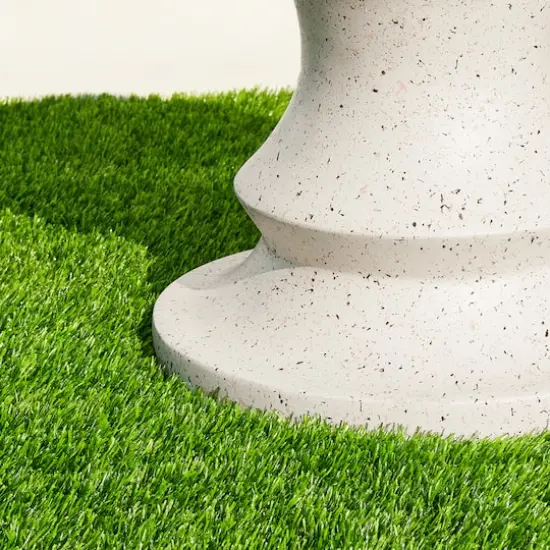 Glitzhome&reg; 18" Multifunctional Chess Garden Stool White {7}