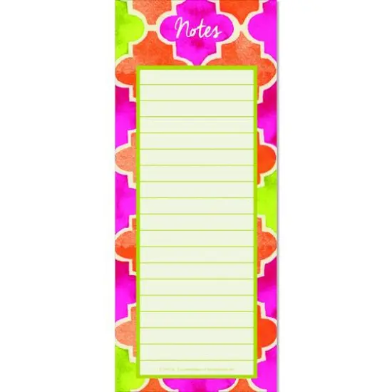 JAM Paper Moroccan Sunrise Magnetic Shopping List Pads, 2ct. {1}