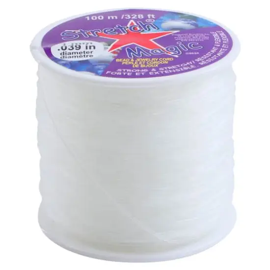Stretch Magic&reg; 1mm Clear Bead & Jewelry Cord, 100m {1}