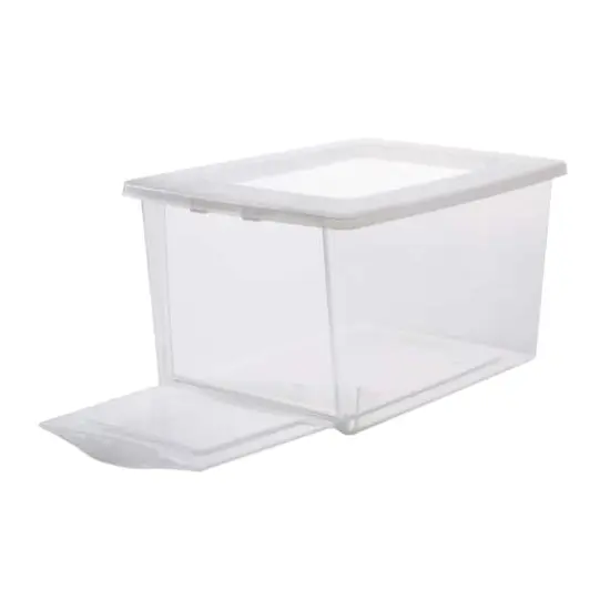 14.5" x 10" x 7.5" Clear Front Opening Storage Case with Lid by Simply Tidy&reg; {3}