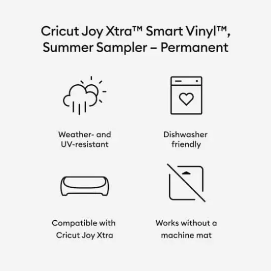 Cricut Joy Xtra&trade; Permanent Smart Vinyl&trade; Summer Sampler {4}