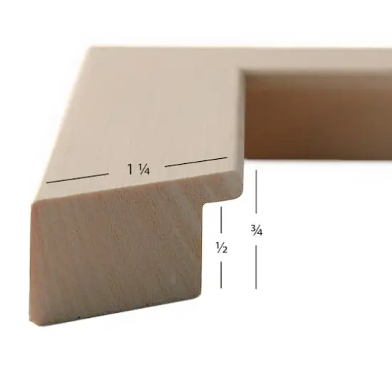 Craig Frames Basswood 125 Unfinished DIY Picture Frame {3}