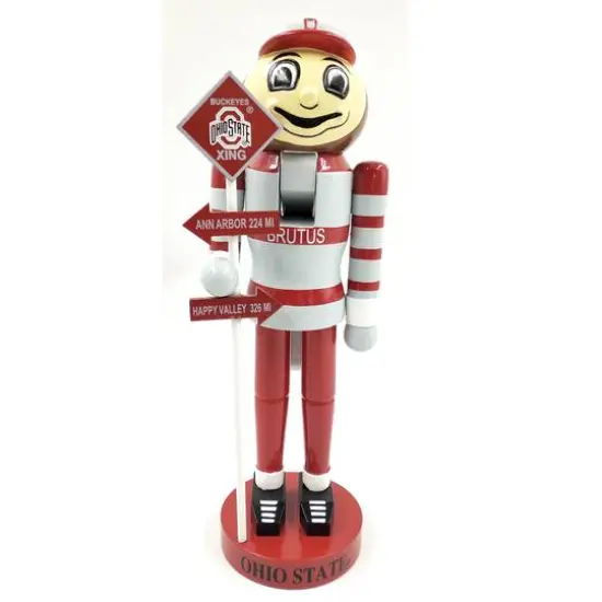 Santa's Workshop 12" Ohio State University Rivalry Nutcracker {1}