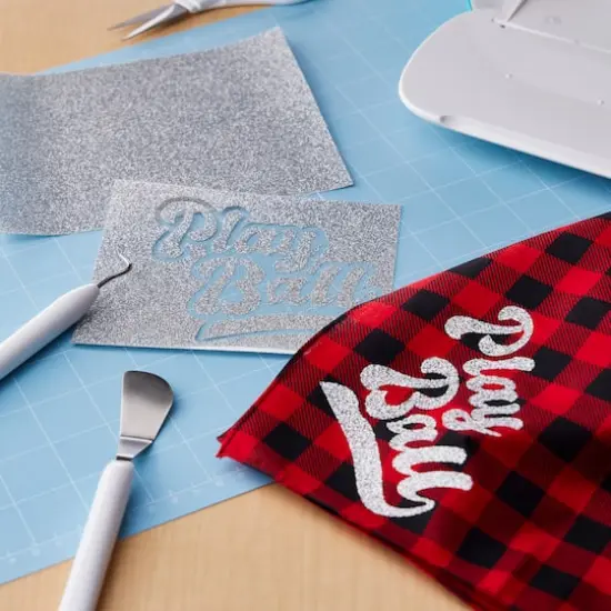 Cricut Joy&trade; Smart Iron-On&trade; Glitter Silver {3}