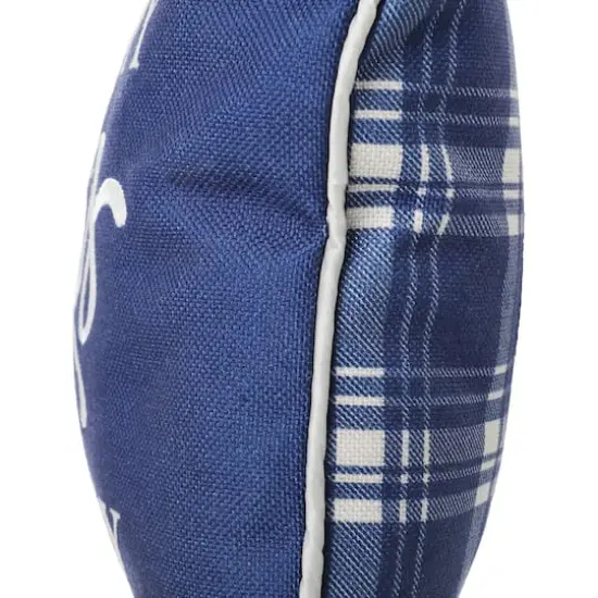 Glitzhome&reg; 18" Faux Burlap Happy Father's Day Pillow {8}