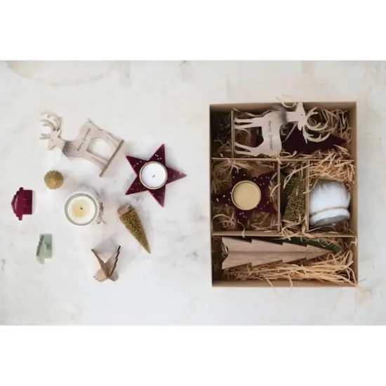 Hello Honey&reg; 13 Piece Faux Fur & Star Candle & Woodland Icons Candle GardenKit {3}
