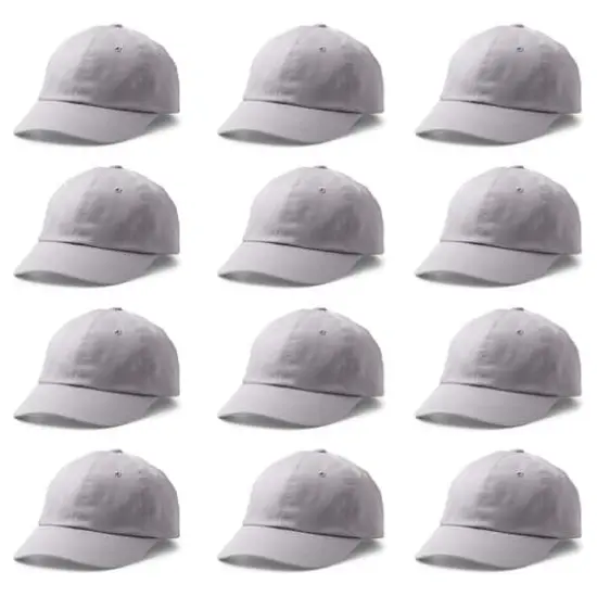 Cricut&reg; Gray Ball Cap Blank, 12ct. {4}