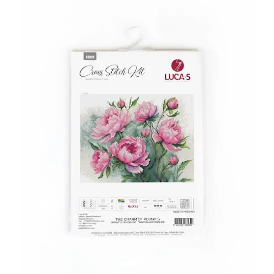 Luca-S The Charm of Peonies Counted Cross Stitch Kit {3}