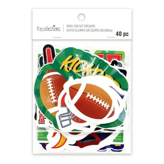 Football Vinyl Die Cut Stickers by Recollections&trade; {5}