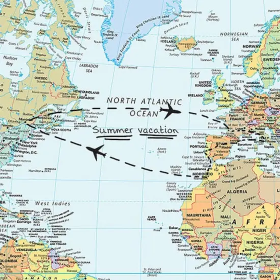 WallPops Dry Erase World Map {3}