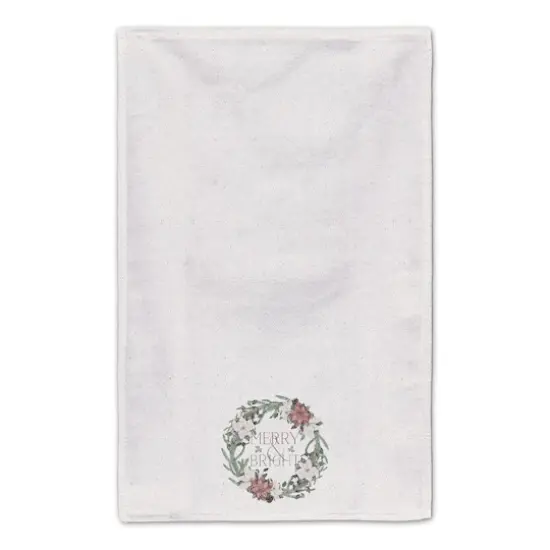 Merry & Bright Wreath Tea Towel Set {5}