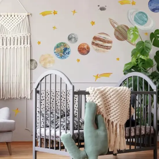 RoomMates Watercolor Planets Peel & Stick Giant Decals {4}