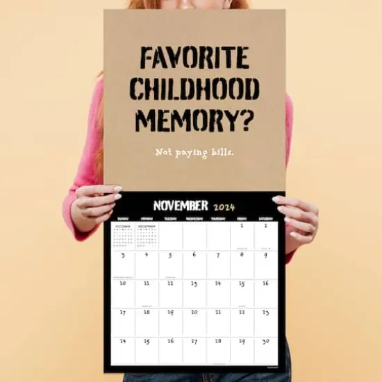 TF Publishing 2024 Anti-Affirmations Wall Calendar {6}