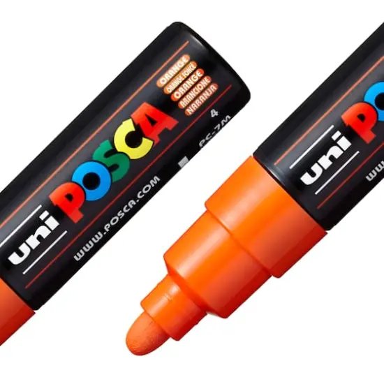 uni&reg; POSCA&reg; PC-7M Bullet Marker Orange {3}