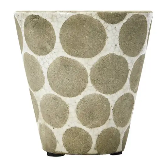 5'' Terra-Cotta Planter with Wax Relief Dots {8}