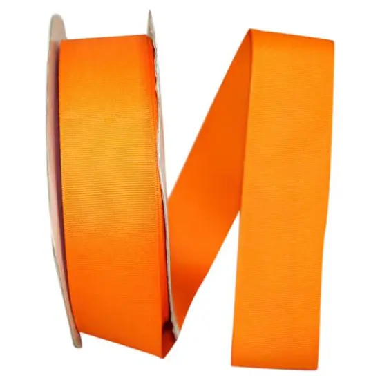 The Ribbon Roll 1.5" x 50yd. Grosgrain Solid Ribbon Tangerine {1}
