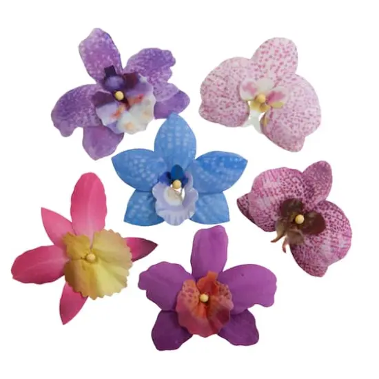 Fabric Orchid Embellishment Set by Recollections&trade; {1}