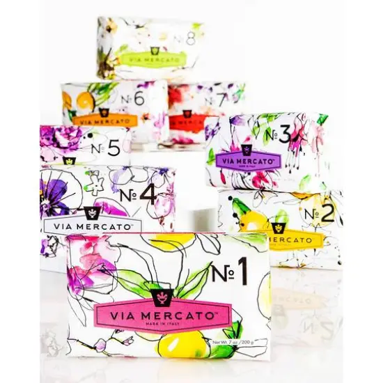 European Soaps Bar, 7oz. No 5 Water Lily & Sandalwood {8}