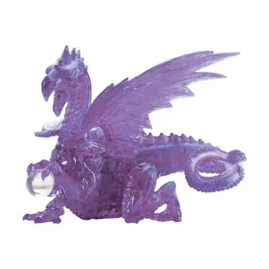 Original 3D Crystal Puzzle&trade; Dragon Purple 56 Piece Puzzle {1}