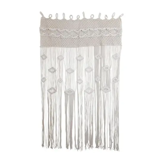 Hello Honey&reg; 84" Hand-Woven Cotton Blend Macram&eacute; Curtain {1}