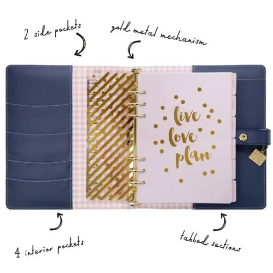 Carpe Diem A5 Ditzy Floral Planner {4}