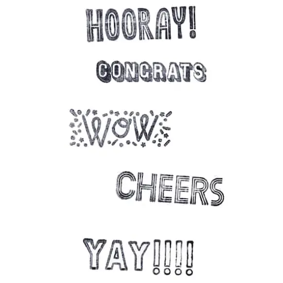 Celebrate Wood Stamp Set by Recollections&trade; {8}