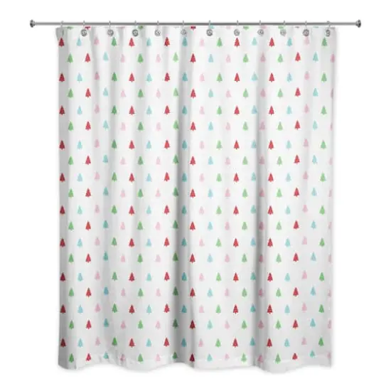 Colorful Trees Shower Curtain {1}