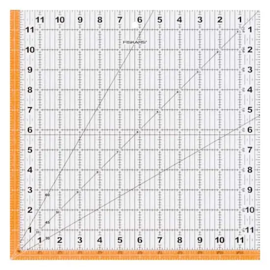 Fiskars&reg; Square Acrylic Quilting Ruler Set {4}
