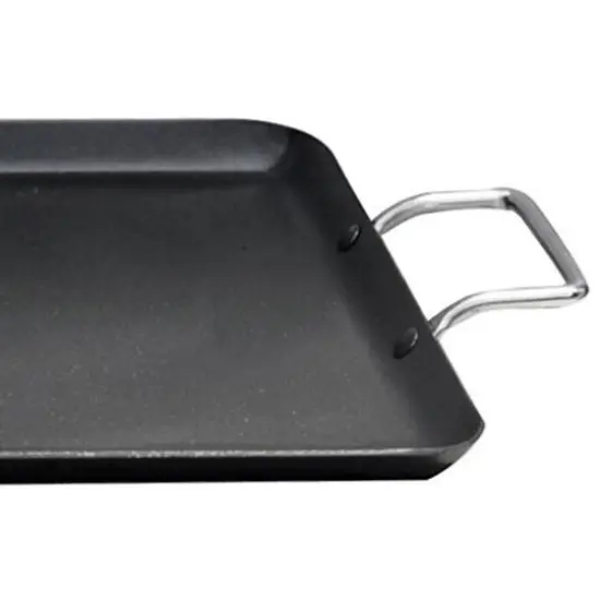 Brentwood 19" Nonstick Aluminum Double-Burner Griddle Pan {6}