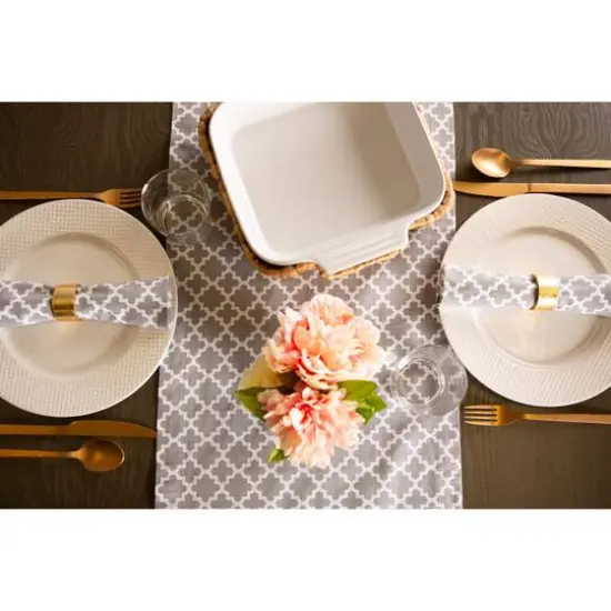 DII&reg; Gray Lattice Napkins, 6ct. {5}