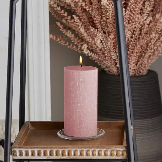 Root Candles 3" x 6" Unscented Timberline&trade; Pillar Candle Dusty Rose {3}