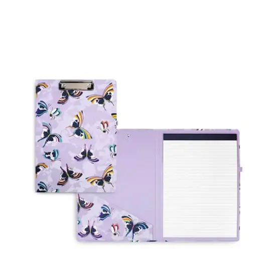 Vera Bradley&reg; Lavender Butterflies Clipboard Folio {1}