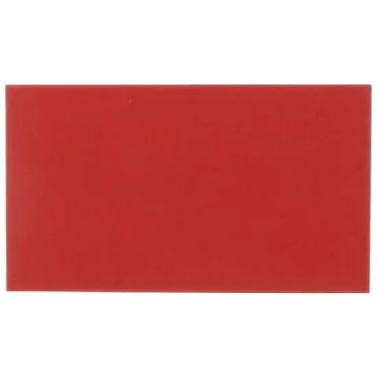 JAM Paper 2" x 3.5" Blank Flat Note Cards, 500ct. Red {1}