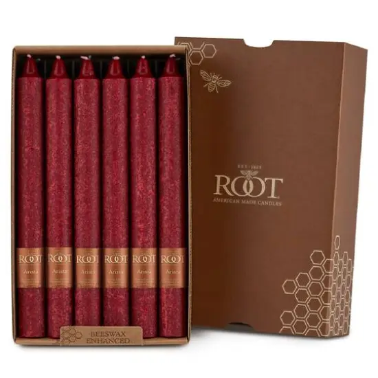 Root Candles 9" Unscented Timberline&trade; Arista&trade; Taper Candles, 12ct. Taupe {2}