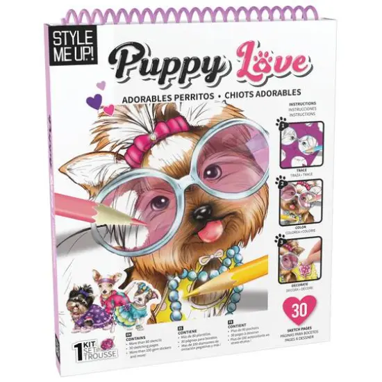 Style Me Up! Puppy Love Sketch Art Kit {4}