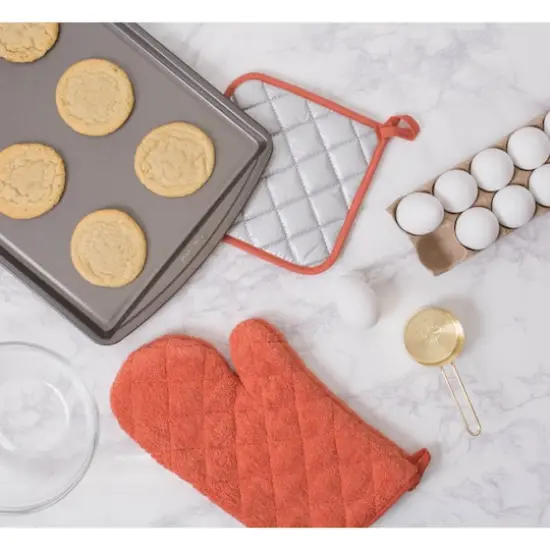 DII&reg; Terry Cloth Potholders, 3ct. Spice {4}